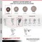 Service Caster 3 Inch High Temp Glass Filled Nylon Bolt Hole Caster Set with 2 Total Lock Brake SCC-BHTTL20S314-GFNSHT-2-S-2 - alternate 3